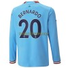 Original Fußballtrikot Manchester City Bernardo 20 Heimtrikot 2022-23 Langarm Für Herren